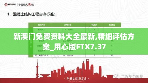 新澳门免费资料大全最新,精细评估方案_用心版FTX7.37