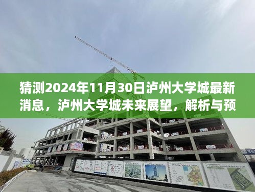 泸州大学城未来展望，最新动态解析与预测至2024年11月30日揭秘！