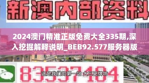 2024澳门精准正版免费大全335期,深入挖掘解释说明_BEB92.577服务器版