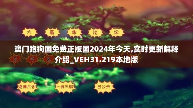 澳门跑狗图免费正版图2024年今天,实时更新解释介绍_VEH31.219本地版