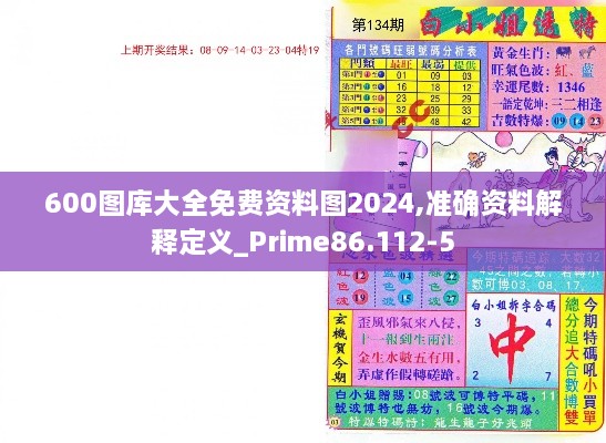 600图库大全免费资料图2024,准确资料解释定义_Prime86.112-5