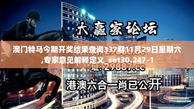 澳门特马今期开奖结果查询337期11月29日星期六,专家意见解释定义_set30.247-1