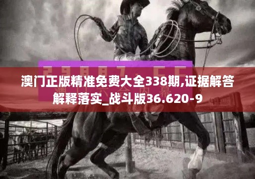 澳门正版精准免费大全338期,证据解答解释落实_战斗版36.620-9