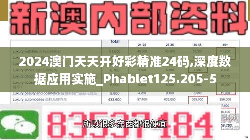 2024澳门天天开好彩精准24码,深度数据应用实施_Phablet125.205-5