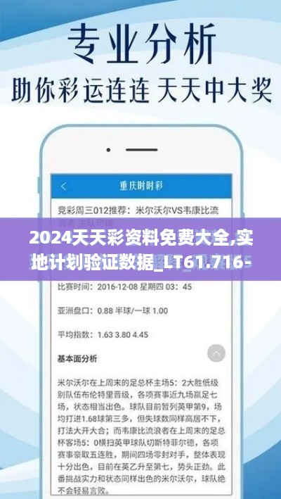 2024天天彩资料免费大全,实地计划验证数据_LT61.716-3