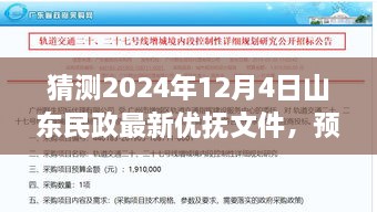 山东民政未来优抚政策走向预测，聚焦2024年12月4日新文件解读与优抚文件猜测