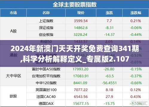 2024年新澳门天天开奖免费查询341期,科学分析解释定义_专属版2.107