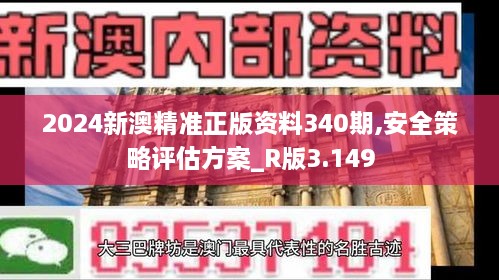 2024新澳精准正版资料340期,安全策略评估方案_R版3.149