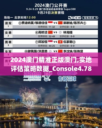 2024澳门精准正版澳门,实地评估策略数据_Console4.783