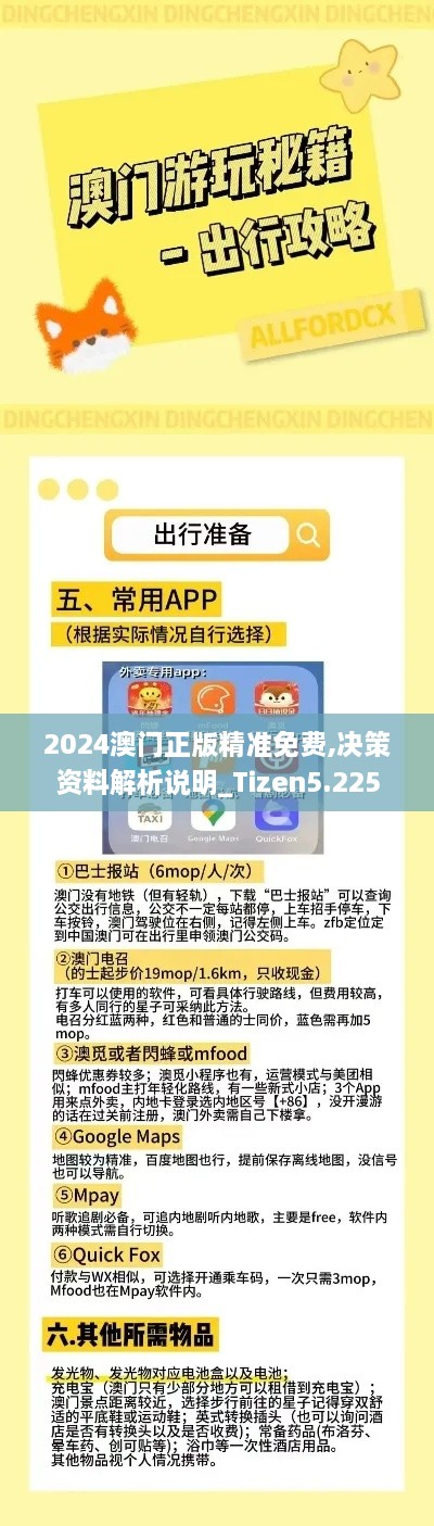 2024澳门正版精准免费,决策资料解析说明_Tizen5.225