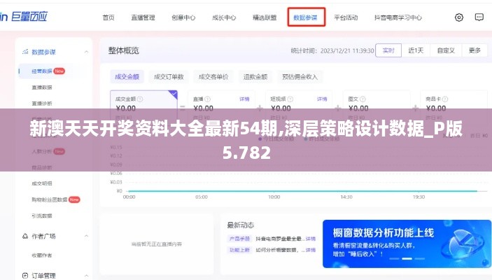 新澳天天开奖资料大全最新54期,深层策略设计数据_P版5.782