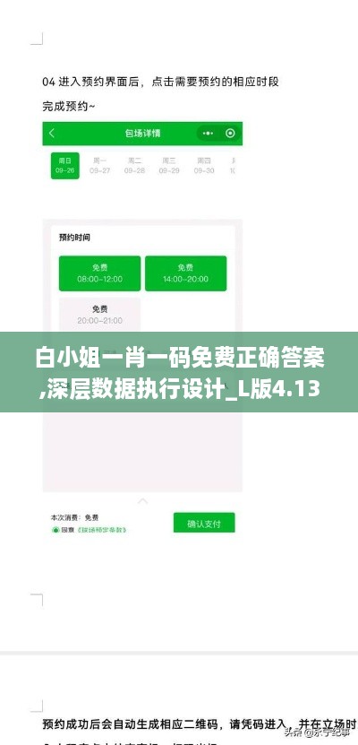 白小姐一肖一码免费正确答案,深层数据执行设计_L版4.132