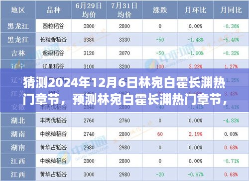 林宛白霍长渊未来情节展望，深度解析热门章节预测（2024年12月6日版）