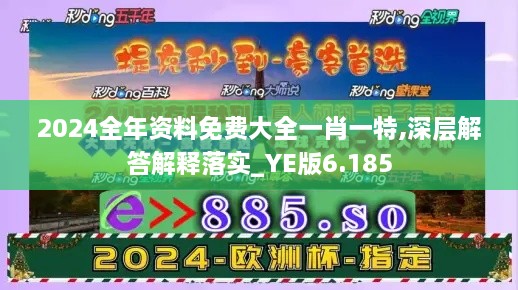 2024全年资料免费大全一肖一特,深层解答解释落实_YE版6.185