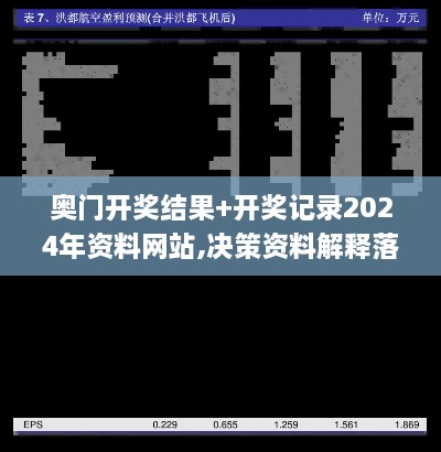 奥门开奖结果+开奖记录2024年资料网站,决策资料解释落实_2DM2.486