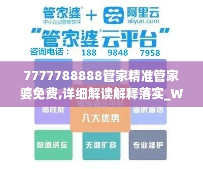 7777788888管家精准管家婆免费,详细解读解释落实_WP8.777