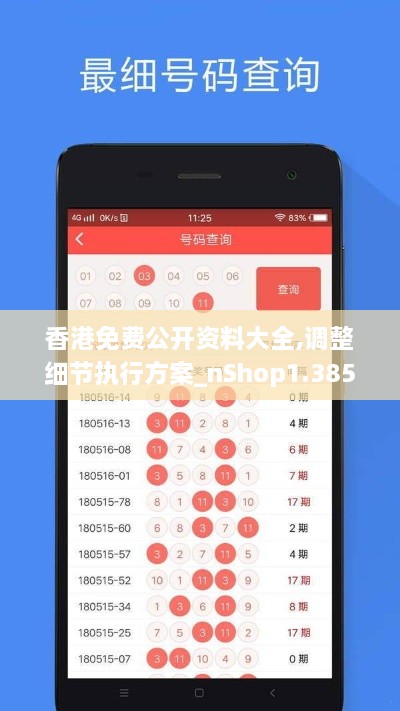 香港免费公开资料大全,调整细节执行方案_nShop1.385