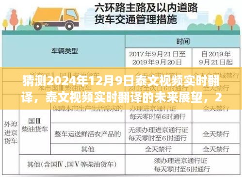 2024年泰文视频实时翻译展望，未来趋势与猜想