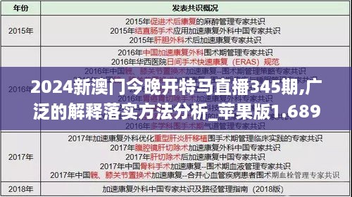 2024新澳门今晚开特马直播345期,广泛的解释落实方法分析_苹果版1.689