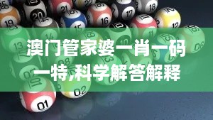 澳门管家婆一肖一码一特,科学解答解释定义_网页款2.481