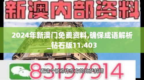 2024年新澳门免费资料,确保成语解析_钻石版11.403