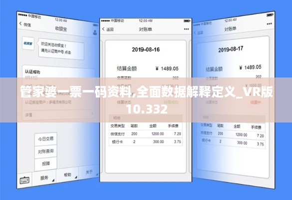 管家婆一票一码资料,全面数据解释定义_VR版10.332