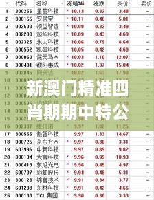 新澳门精准四肖期期中特公开,时代说明评估_旗舰版7.761