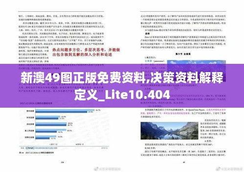 新澳49图正版免费资料,决策资料解释定义_Lite10.404