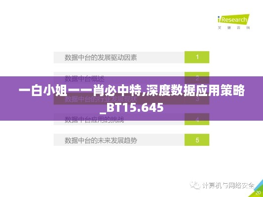 一白小姐一一肖必中特,深度数据应用策略_BT15.645