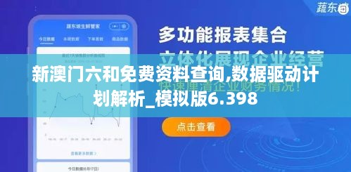 新澳门六和免费资料查询,数据驱动计划解析_模拟版6.398