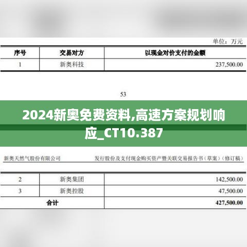 2024新奥免费资料,高速方案规划响应_CT10.387