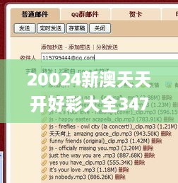 20024新澳天天开好彩大全347期,前沿解答解释定义_安卓版2.700