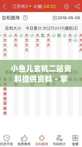 小鱼儿玄机二站资料提供资料 - 掌握玄机，赢得未来