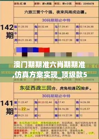 澳门期期准六肖期期准,仿真方案实现_顶级款5.199