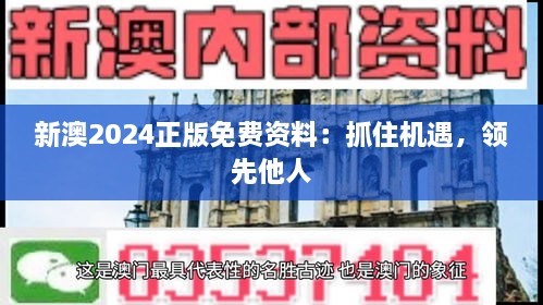 新澳2024正版免费资料：抓住机遇，领先他人