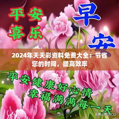 2024年天天彩资料免费大全：节省您的时间，提高效率