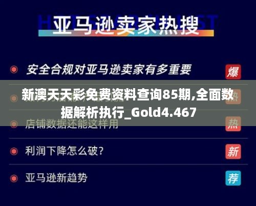 新澳天天彩免费资料查询85期,全面数据解析执行_Gold4.467