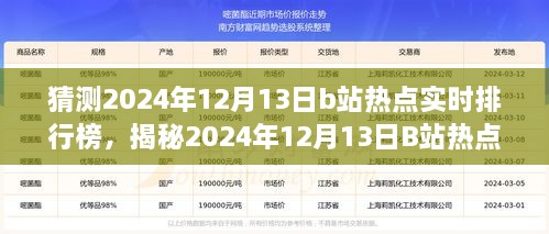 揭秘B站热点，探寻自然美景之旅，预测2024年12月13日实时排行榜，寻找内心的平和与宁静