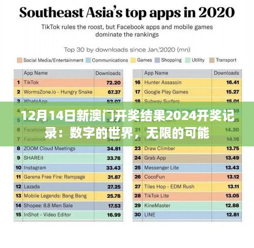 12月14日新澳门开奖结果2024开奖记录：数字的世界，无限的可能