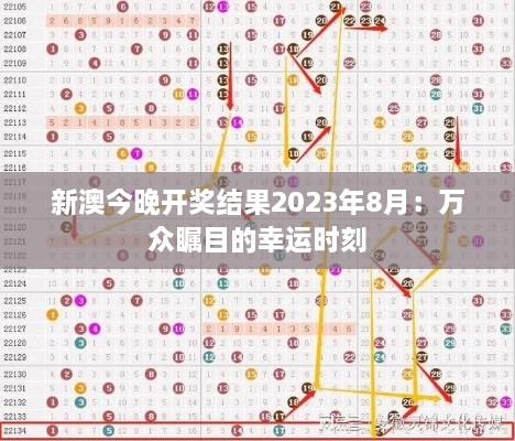 新澳今晚开奖结果2023年8月：万众瞩目的幸运时刻