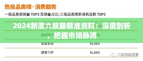 2024新澳六叔最精准资料：深度剖析，把握市场脉搏