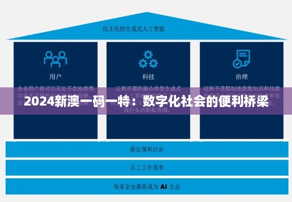 2024新澳一码一特：数字化社会的便利桥梁