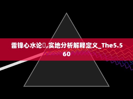 雷锋心水论枟,实地分析解释定义_The5.560