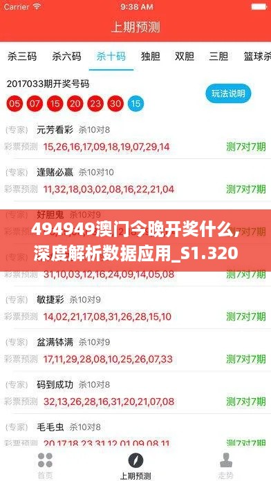 494949澳门今晚开奖什么,深度解析数据应用_S1.320