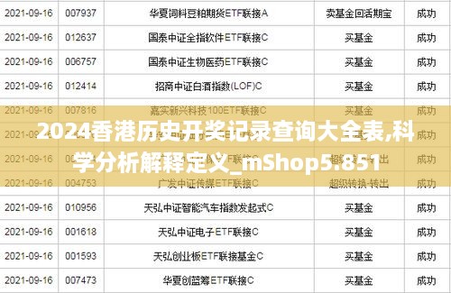 2024香港历史开奖记录查询大全表,科学分析解释定义_mShop5.851