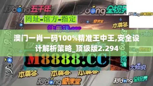 澳门一肖一码100%精准王中王,安全设计解析策略_顶级版2.294