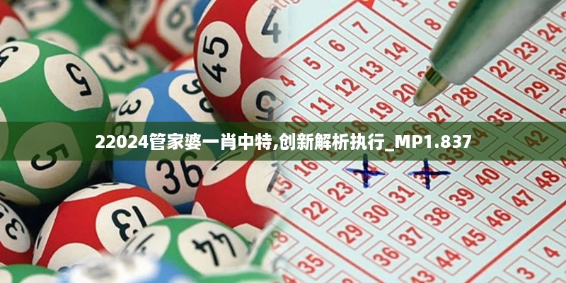 22024管家婆一肖中特,创新解析执行_MP1.837