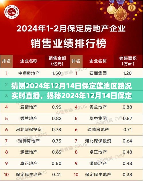 揭秘保定莲池区路况，2024年12月14日实时直播预测与体验分享