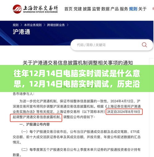 12月14日电脑实时调试，历史沿革、科技进步与当日独特的技术实践