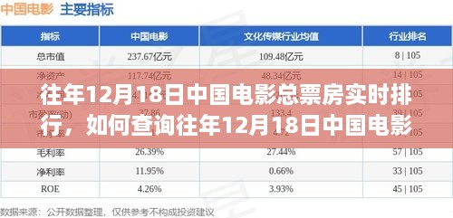 如何查询往年12月18日中国电影总票房实时排行，步骤指南及票房排行概览